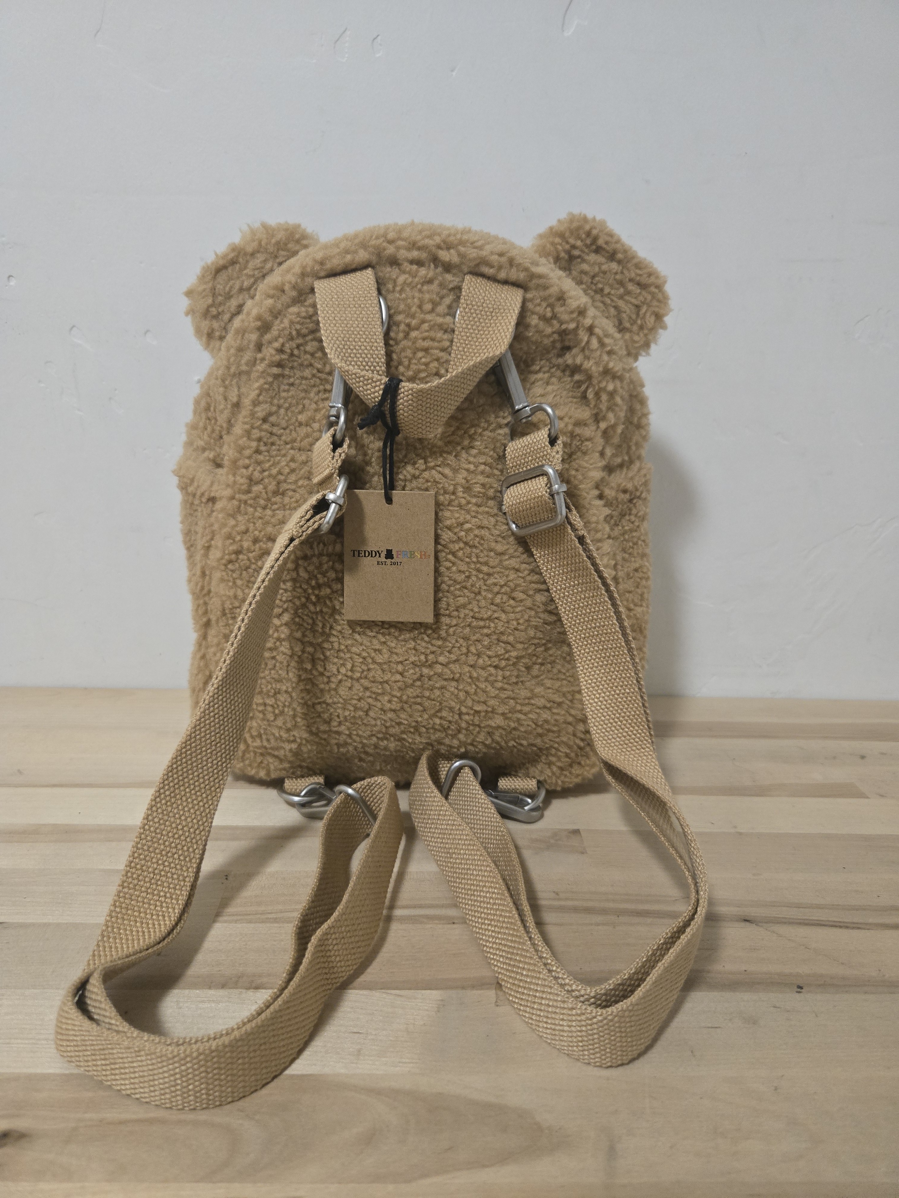 Teddy Fresh Sherpa Bear Ears Mini Backpack - Nwt — image 4 of 8